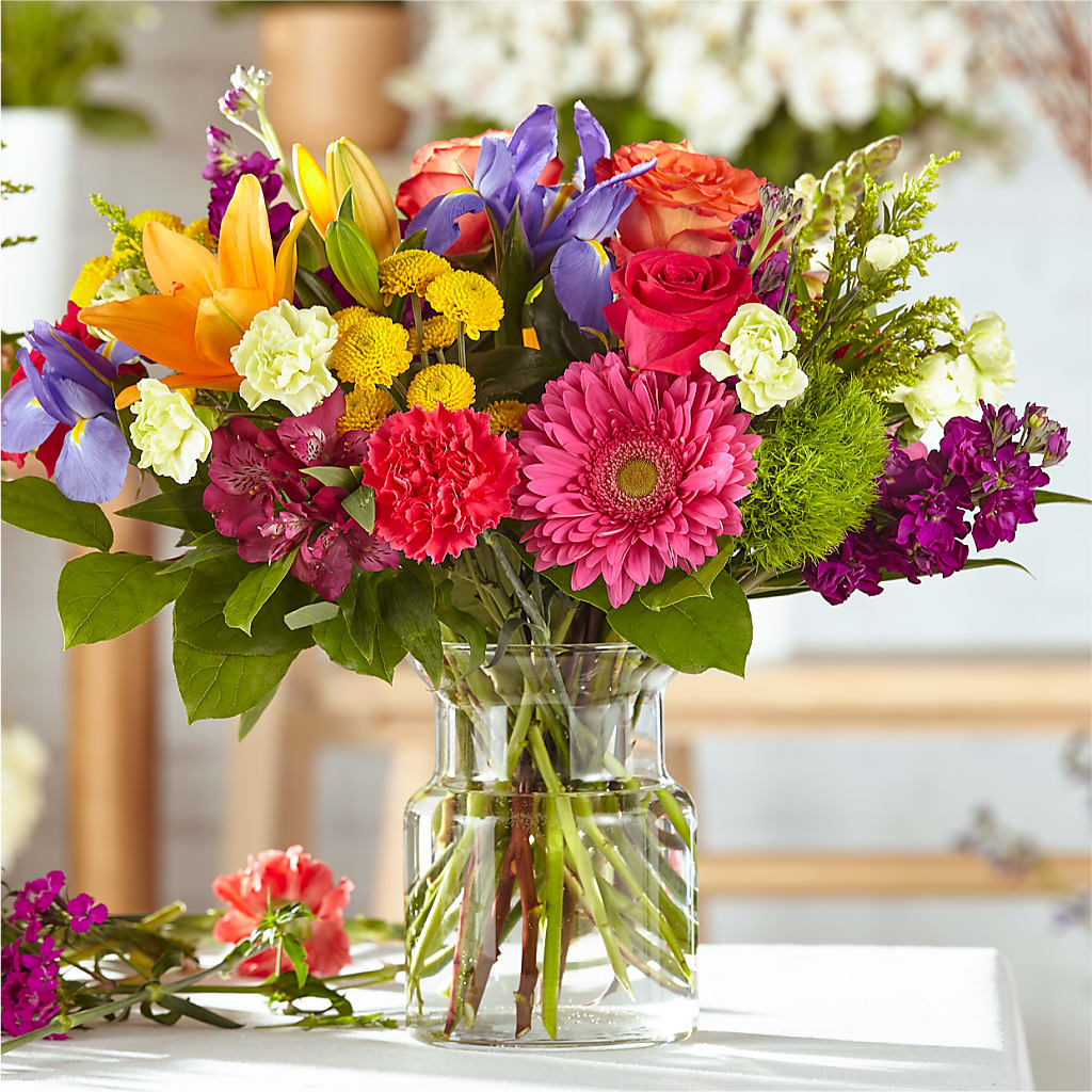 Bold & Bright – A Florist Original – Harpers House Of Flowers, Goldsboro NC