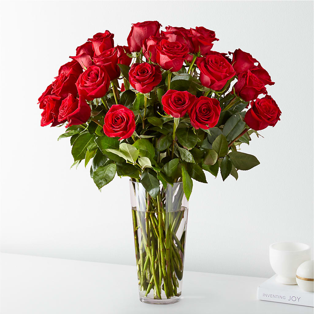 Long Stem Red Rose Bouquet – Harpers House Of Flowers, Goldsboro NC