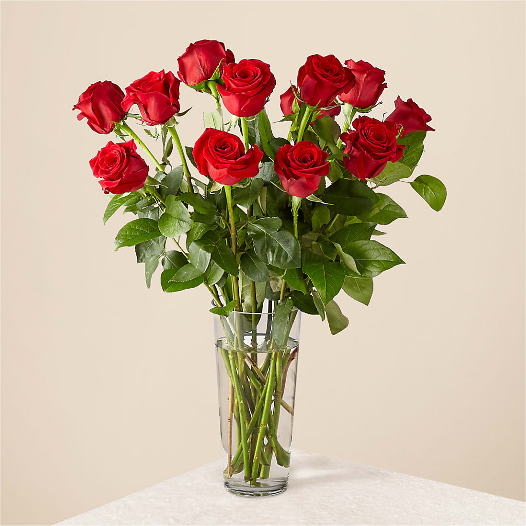 Long Stem Red Rose Bouquet – Harpers House Of Flowers, Goldsboro NC