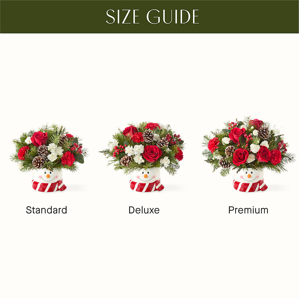 Jolly Snowman Bouquet – Harpers House Of Flowers, Goldsboro NC