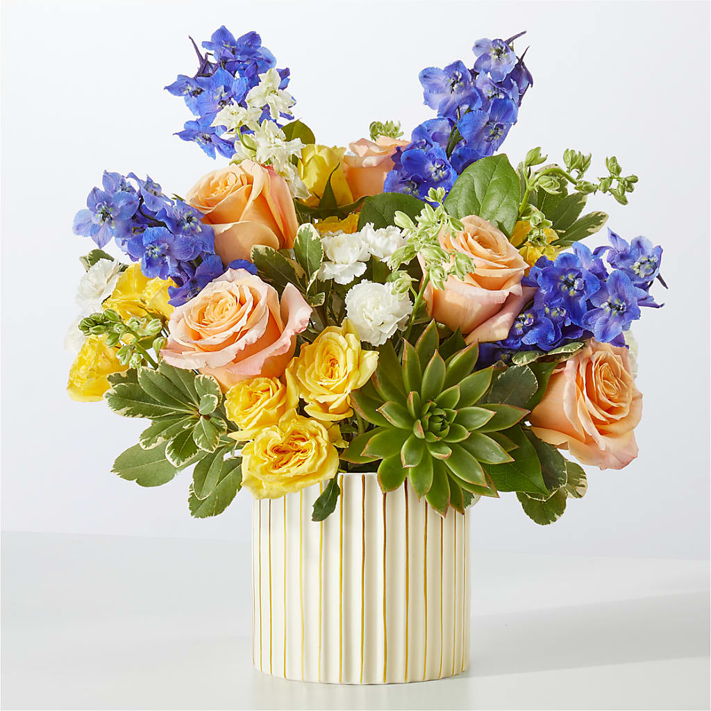 Cobalt Reverie Bouquet – Harpers House Of Flowers, Goldsboro NC
