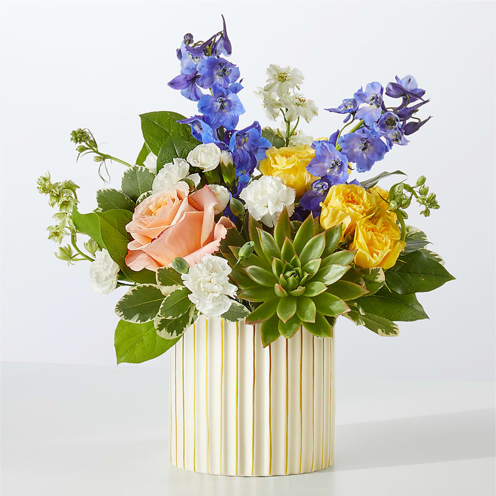 Cobalt Reverie Bouquet – Harpers House Of Flowers, Goldsboro NC