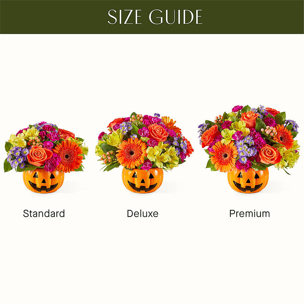Tricks & Treats Pumpkin – Harpers House Of Flowers, Goldsboro NC