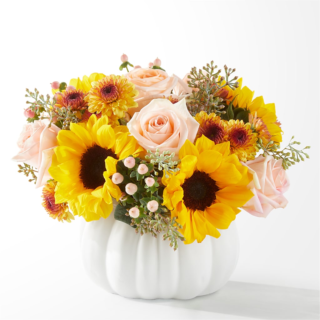 Pumpkin to Talk About Bouquet – Harpers House Of Flowers, Goldsboro NC