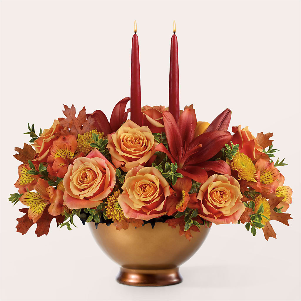 Harvest Table Centerpiece – Harpers House Of Flowers, Goldsboro NC