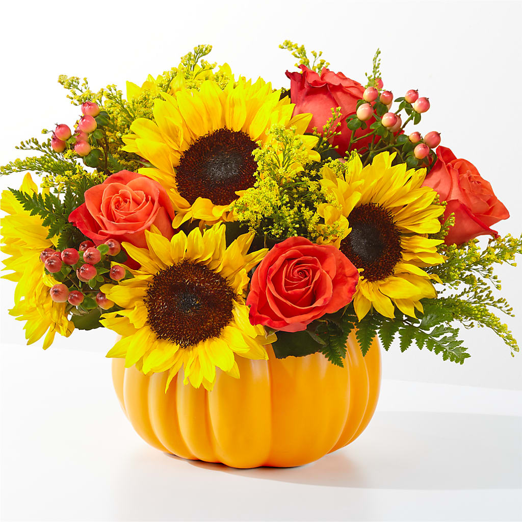 Pick of the Patch Pumpkin Bouquet – Harpers House Of Flowers, Goldsboro NC