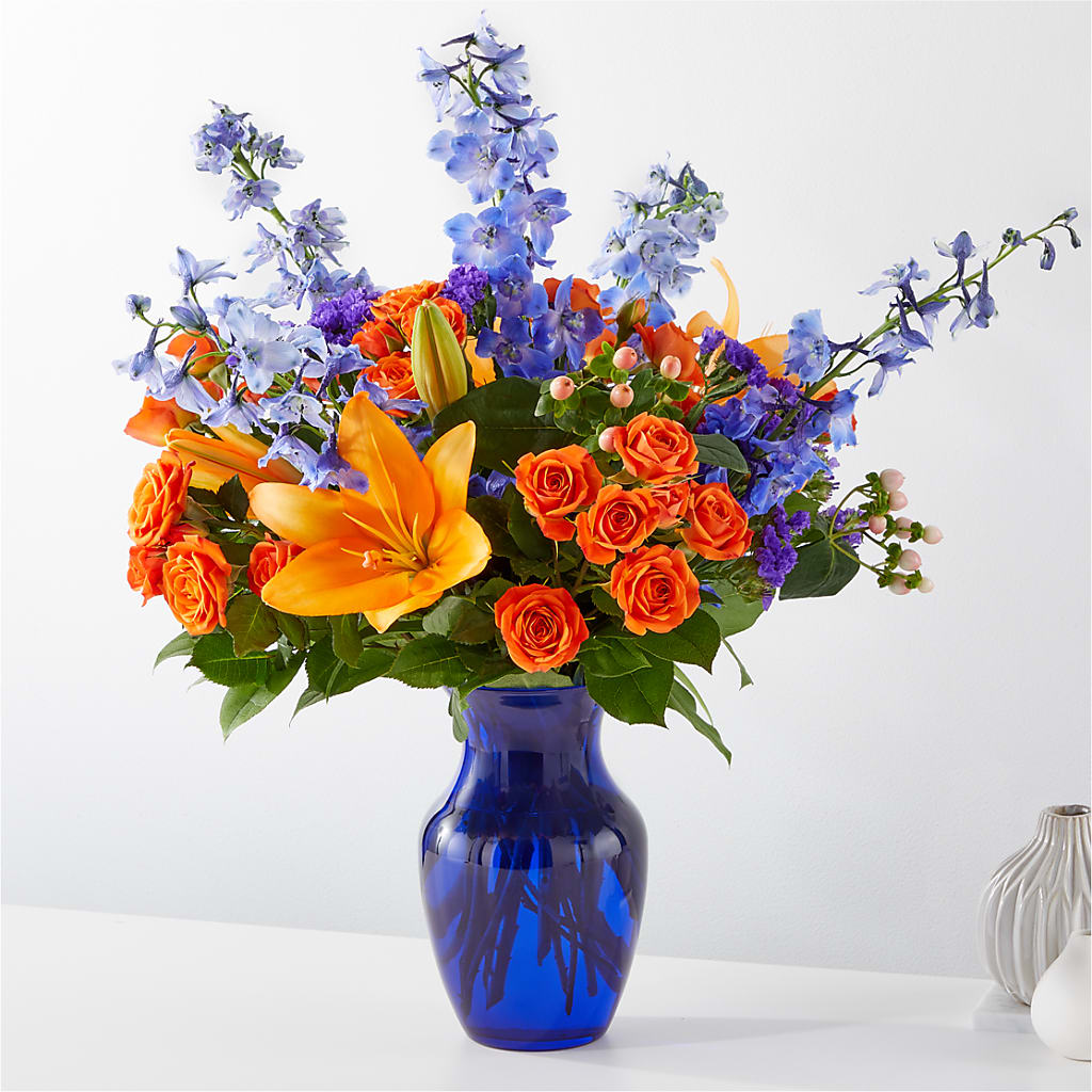Radiant Citrus Bouquet – Harpers House Of Flowers, Goldsboro NC