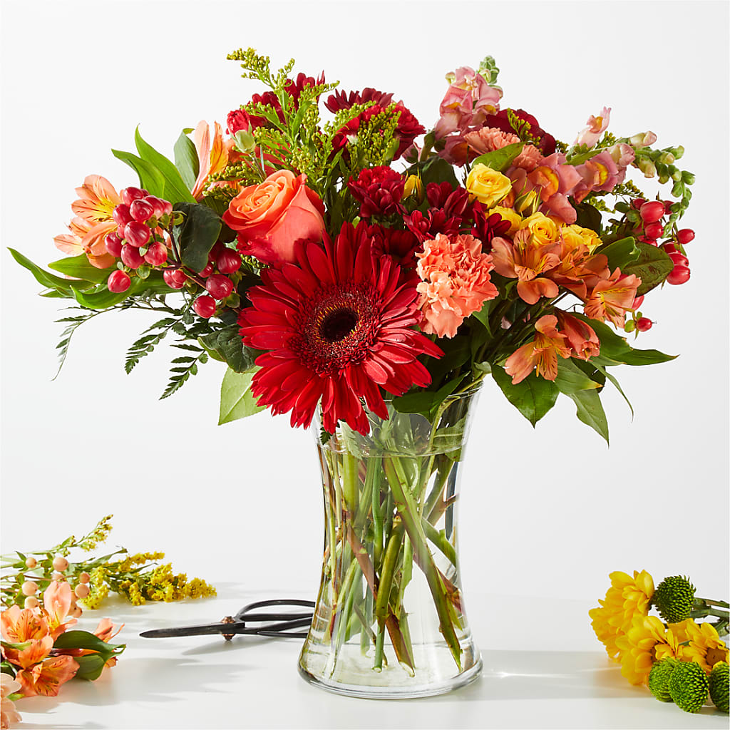 Fall Delight – A Florist Original – Harpers House Of Flowers, Goldsboro NC