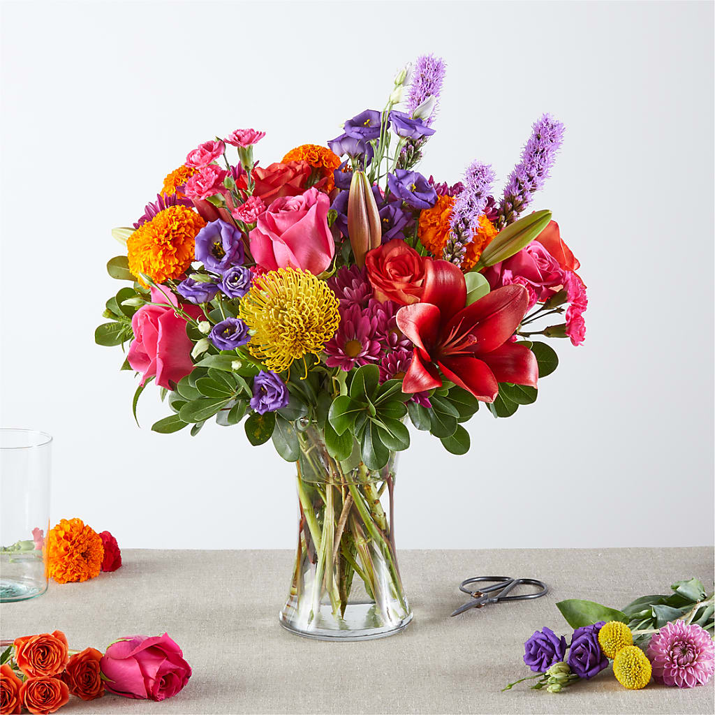 Feast of Color – A Florist Original – Harpers House Of Flowers, Goldsboro NC