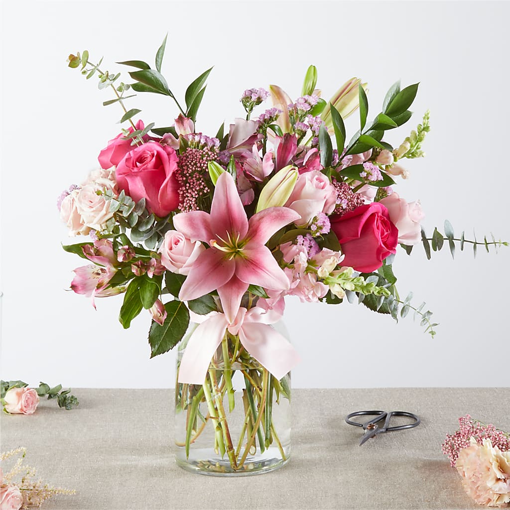 Pink Ribbon - A Florist Original – Harpers House Of Flowers, Goldsboro NC