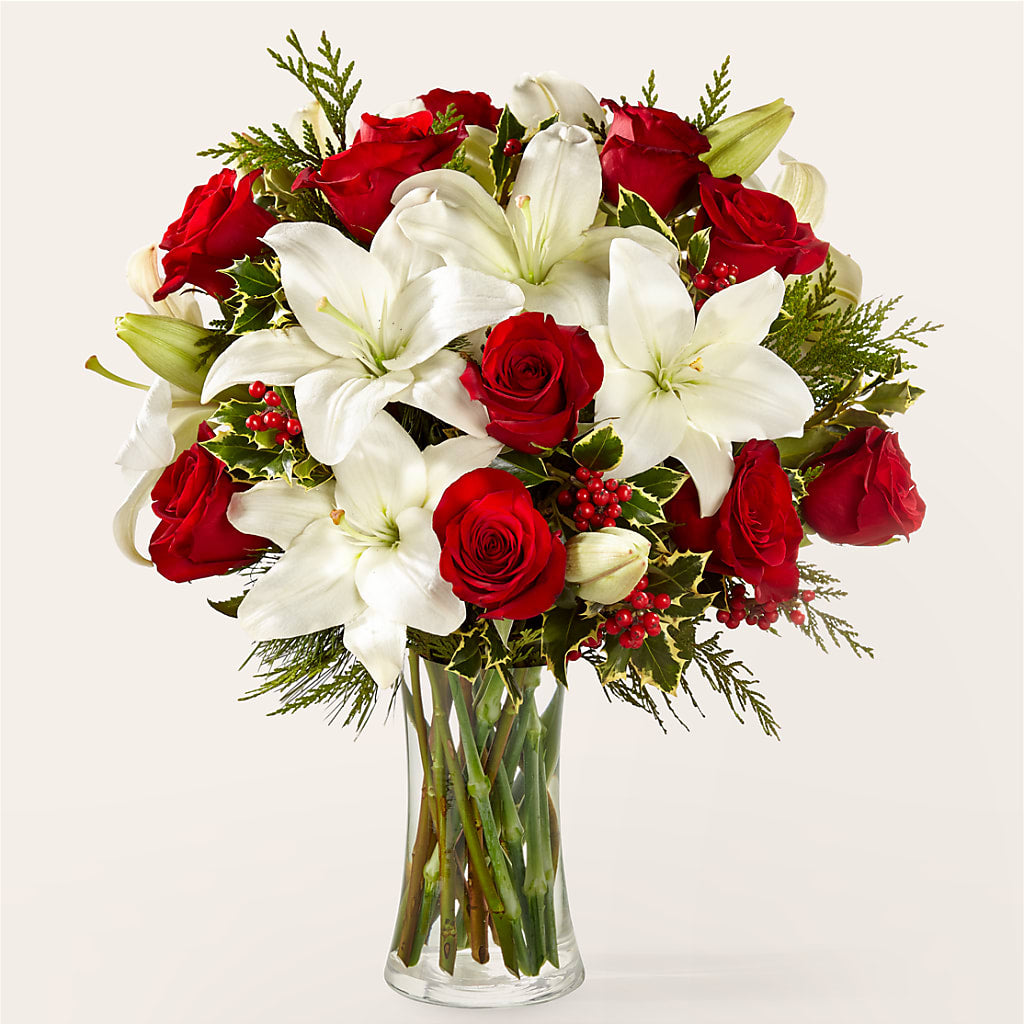 Sparkling Snowflakes Bouquet – Harpers House Of Flowers, Goldsboro NC