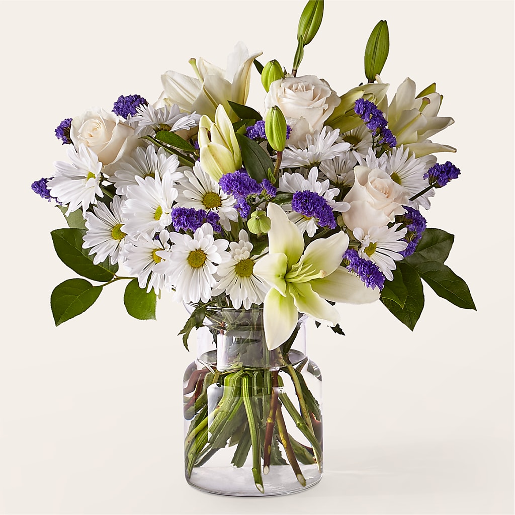 Beyond Blue Bouquet – Harpers House Of Flowers, Goldsboro NC