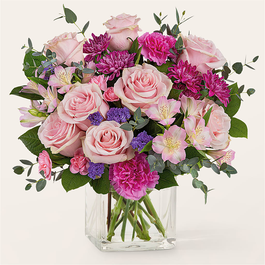 Rosy Radiance Bouquet – Harpers House Of Flowers, Goldsboro NC