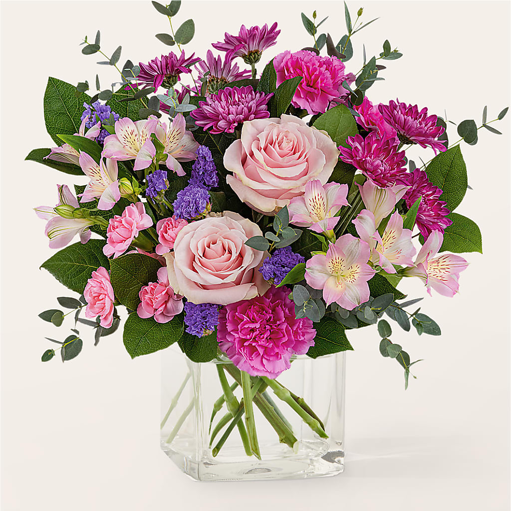 Rosy Radiance Bouquet – Harpers House Of Flowers, Goldsboro NC