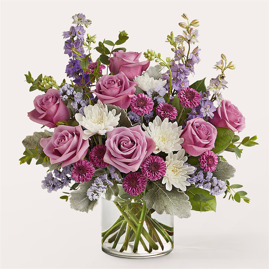 Violet Frost Bouquet – Harpers House Of Flowers, Goldsboro NC