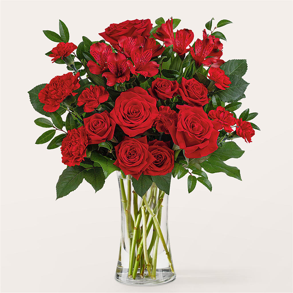 Brilliant Ruby Bouquet – Harpers House Of Flowers, Goldsboro NC