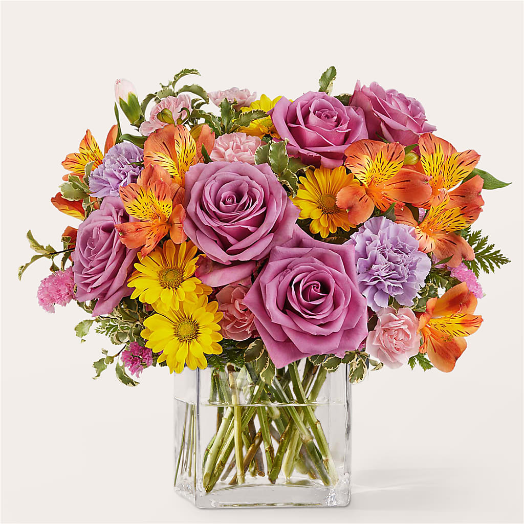 Shades of Happiness Bouquet – Harpers House Of Flowers, Goldsboro NC
