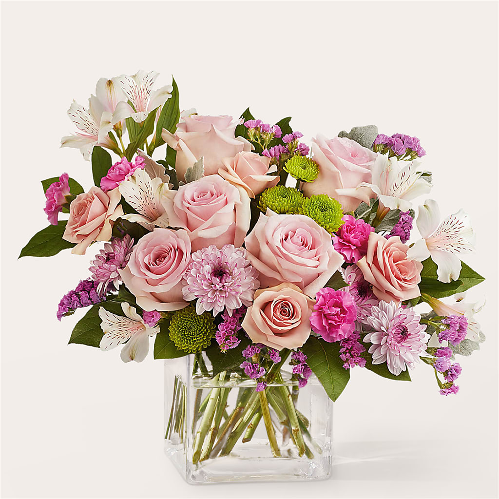 Pink Suede Bouquet – Harpers House Of Flowers, Goldsboro NC
