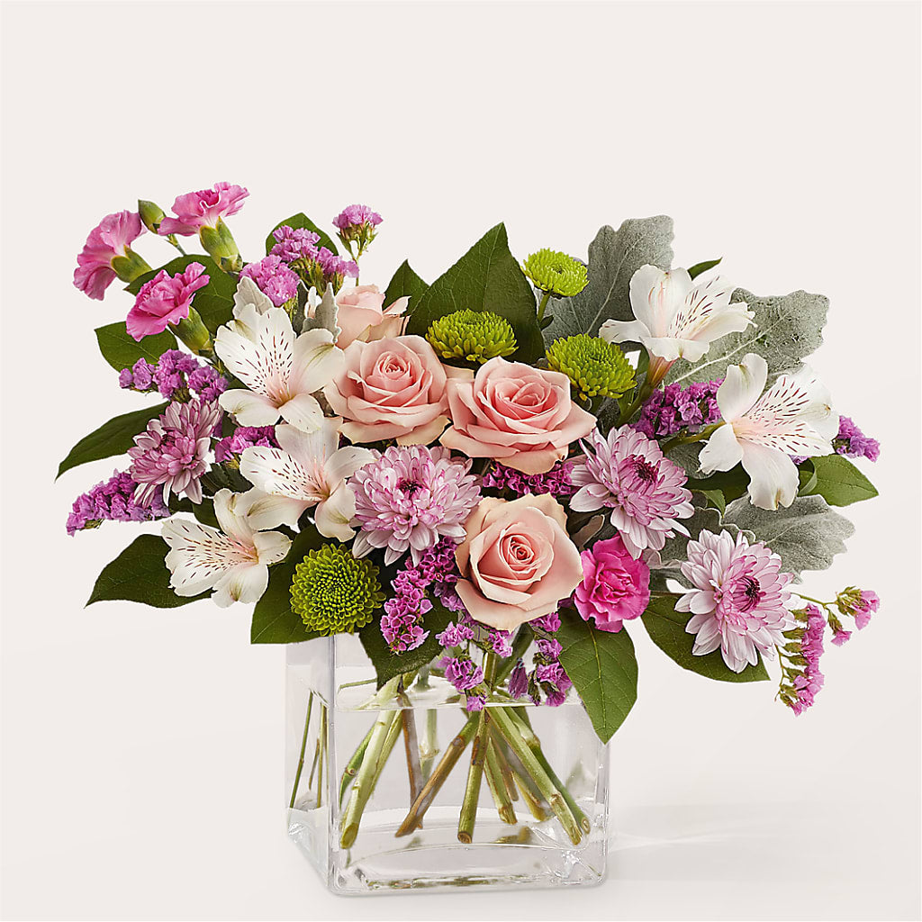 Pink Suede Bouquet – Harpers House Of Flowers, Goldsboro NC
