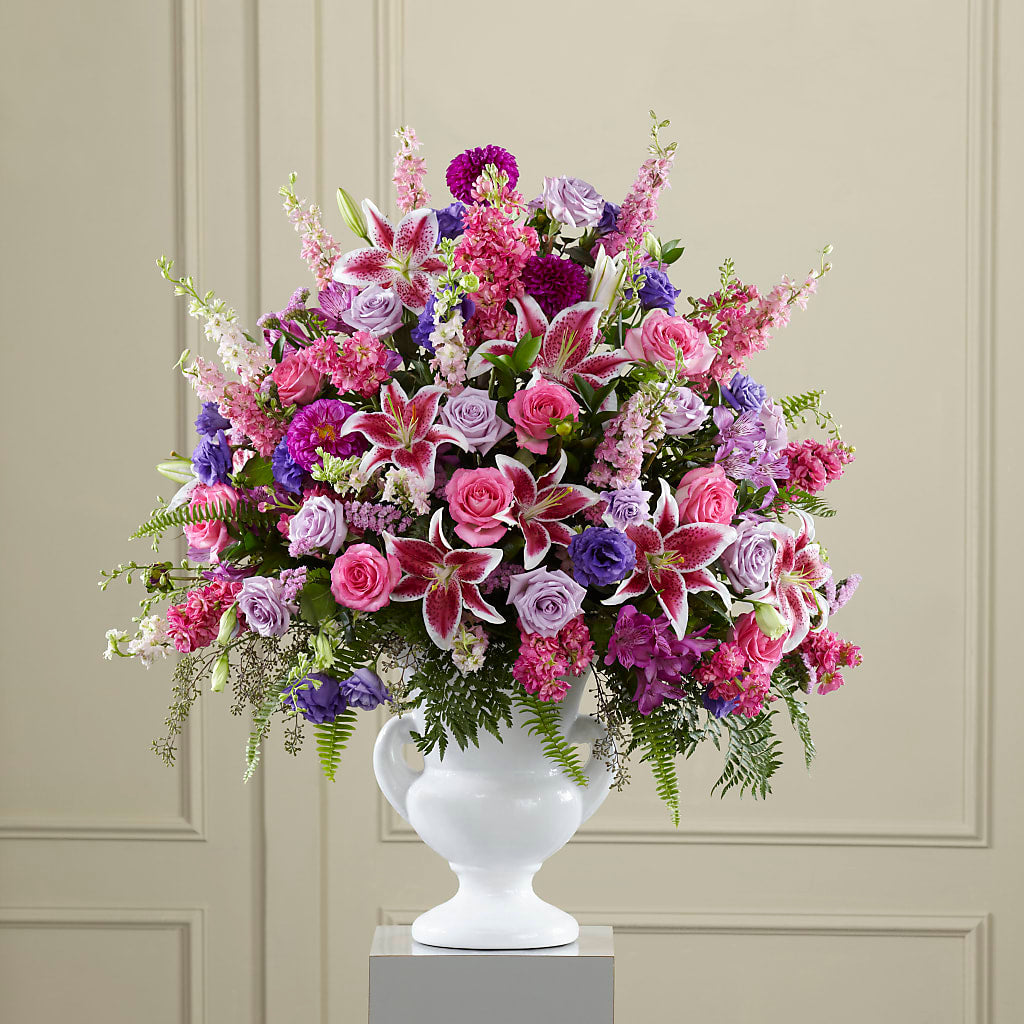 Peaceful Tribute Arrangement – Harpers House Of Flowers, Goldsboro NC