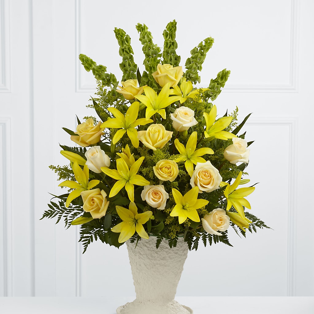 Golden Memories Arrangement – Harpers House Of Flowers, Goldsboro NC