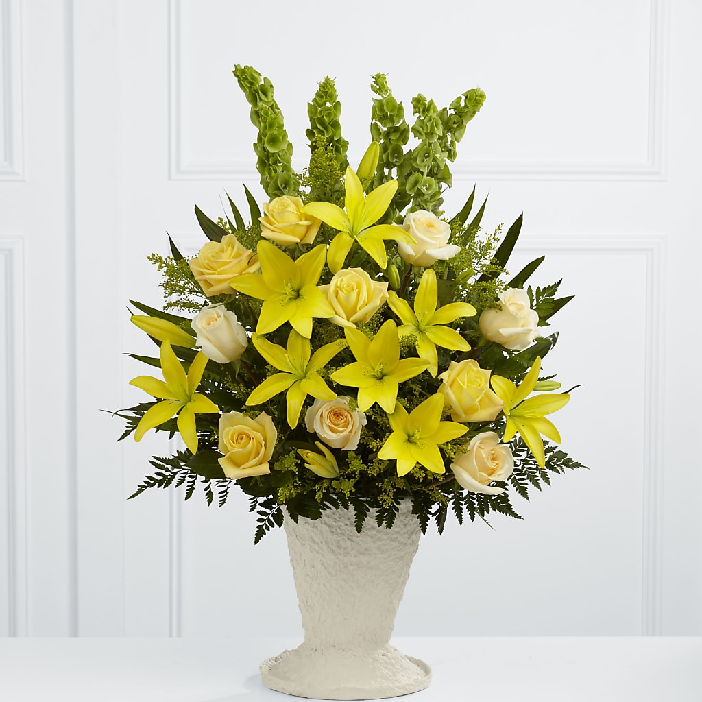 Golden Memories Arrangement – Harpers House Of Flowers, Goldsboro NC