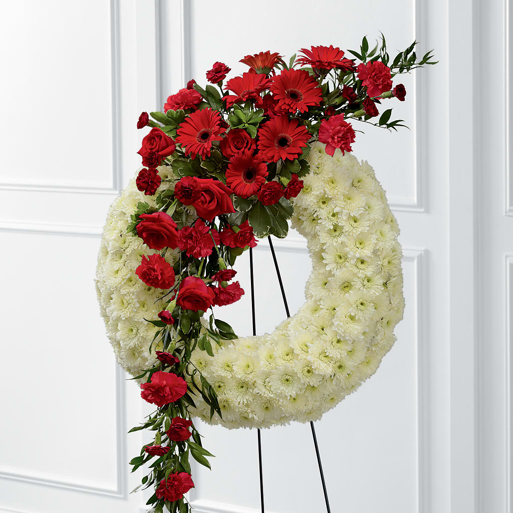 Graceful Tribute Wreath – Harpers House Of Flowers, Goldsboro NC