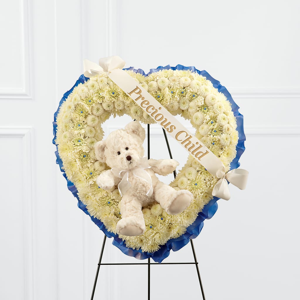 Precious Child Standing Heart – Harpers House Of Flowers, Goldsboro NC