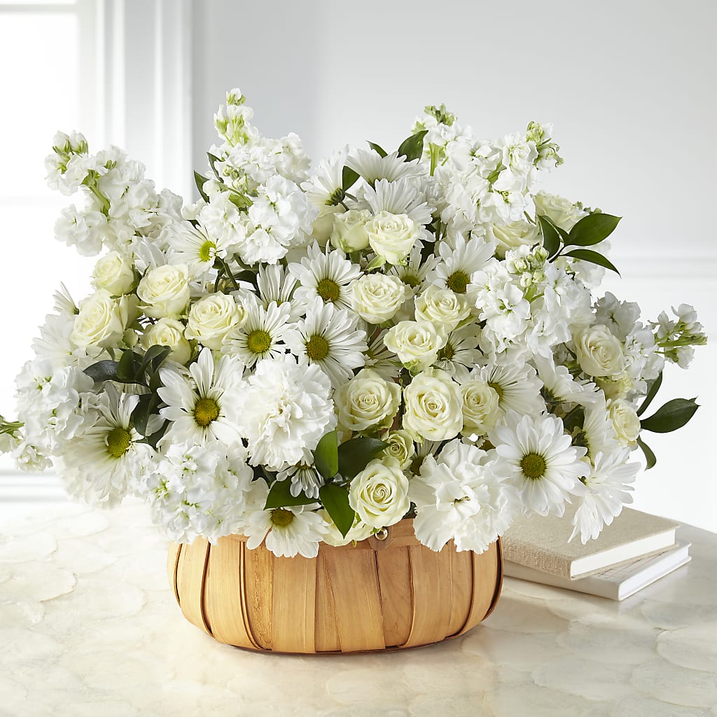 Graceful Garden Basket – Harpers House Of Flowers, Goldsboro NC