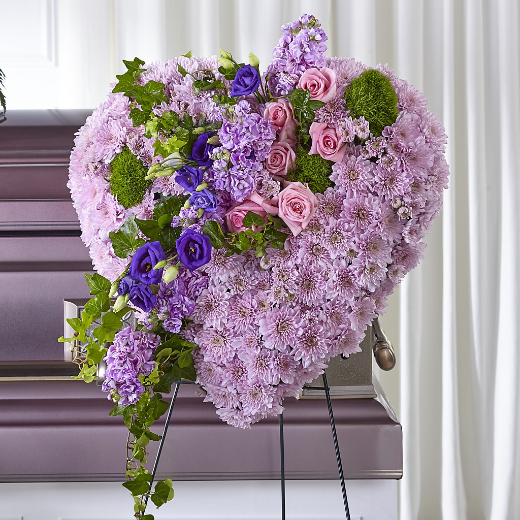 Treasured Love Standing Heart – Harpers House Of Flowers, Goldsboro NC