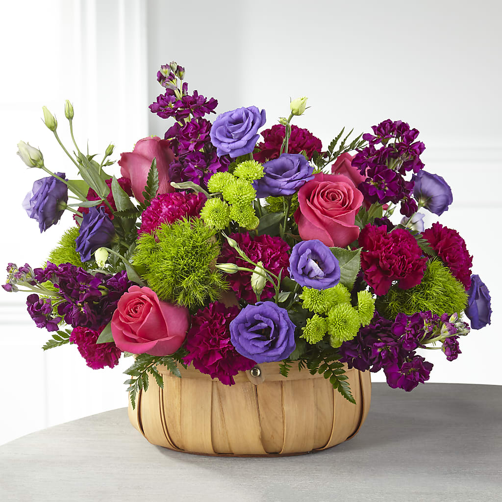 Serene Sanctuary Basket – Harpers House Of Flowers, Goldsboro NC