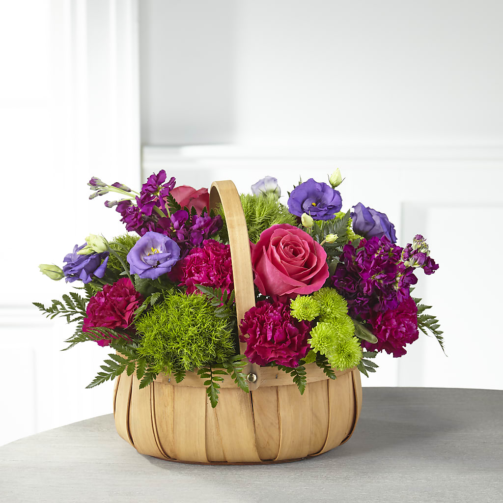 Serene Sanctuary Basket – Harpers House Of Flowers, Goldsboro NC