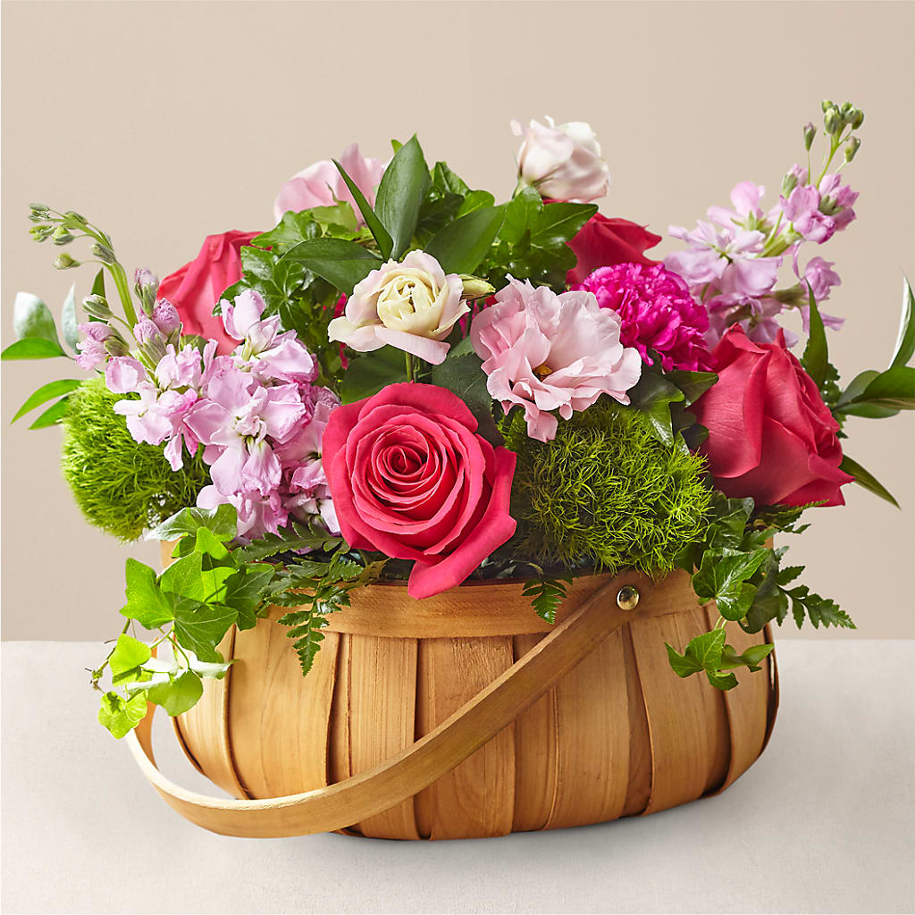 Radiance in Bloom Basket – Harpers House Of Flowers, Goldsboro NC