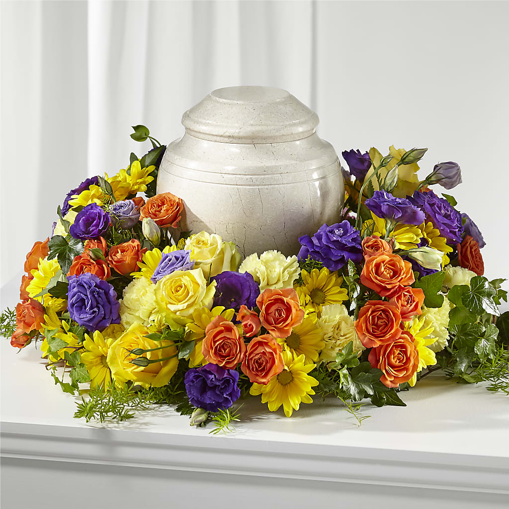 Blossoms of Remembrance Cremation Adornment – Harpers House Of Flowers, Goldsboro NC