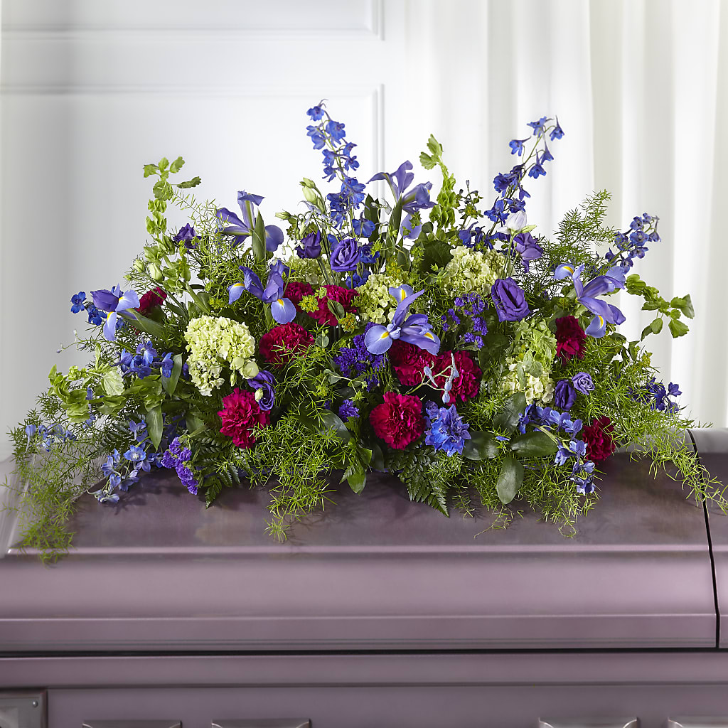 Always Treasured Casket Spray – Harpers House Of Flowers, Goldsboro NC