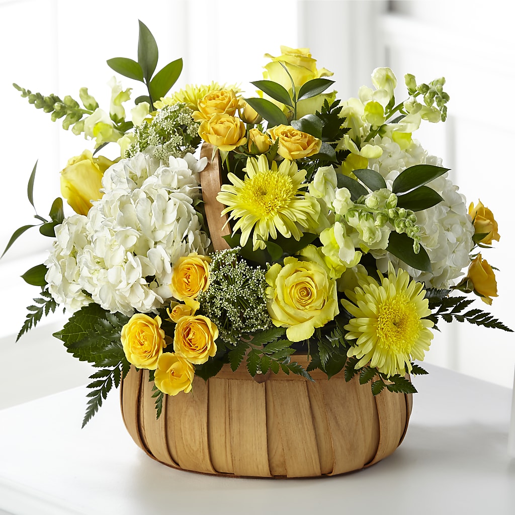 Rustic Remembrance Basket – Harpers House Of Flowers, Goldsboro NC