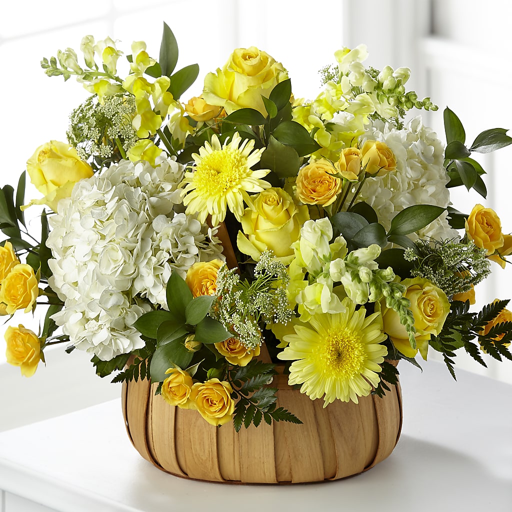 Rustic Remembrance Basket – Harpers House Of Flowers, Goldsboro NC