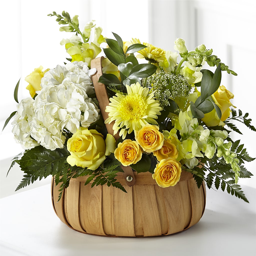 Rustic Remembrance Basket – Harpers House Of Flowers, Goldsboro NC