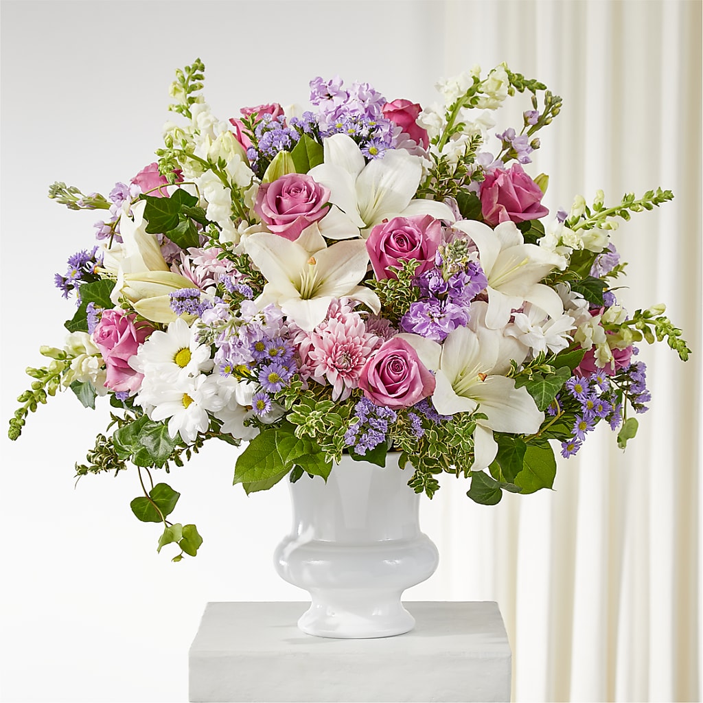 Remarkable Life Urn Arrangement – Harpers House Of Flowers, Goldsboro NC