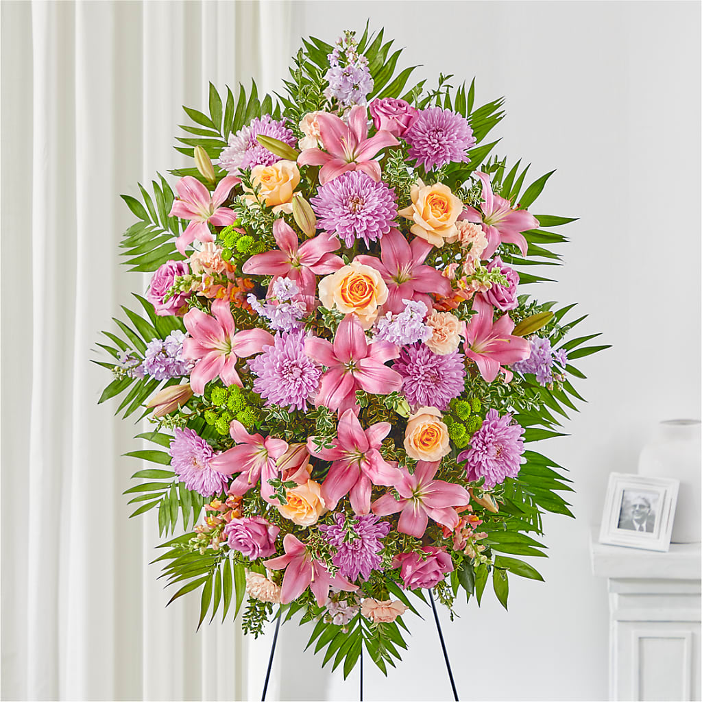 Love & Light Standing Spray – Harpers House Of Flowers, Goldsboro NC