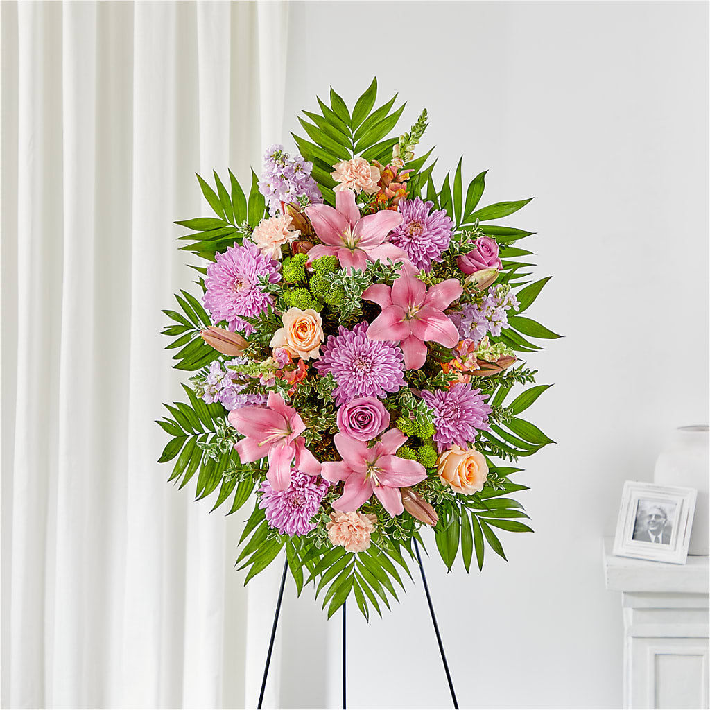 Love & Light Standing Spray – Harpers House Of Flowers, Goldsboro NC