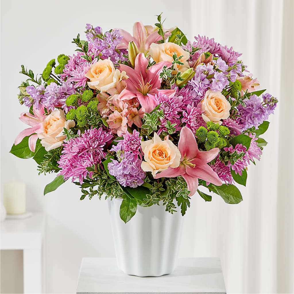 Supportive Embrace Tabletop Basket – Harpers House Of Flowers, Goldsboro NC