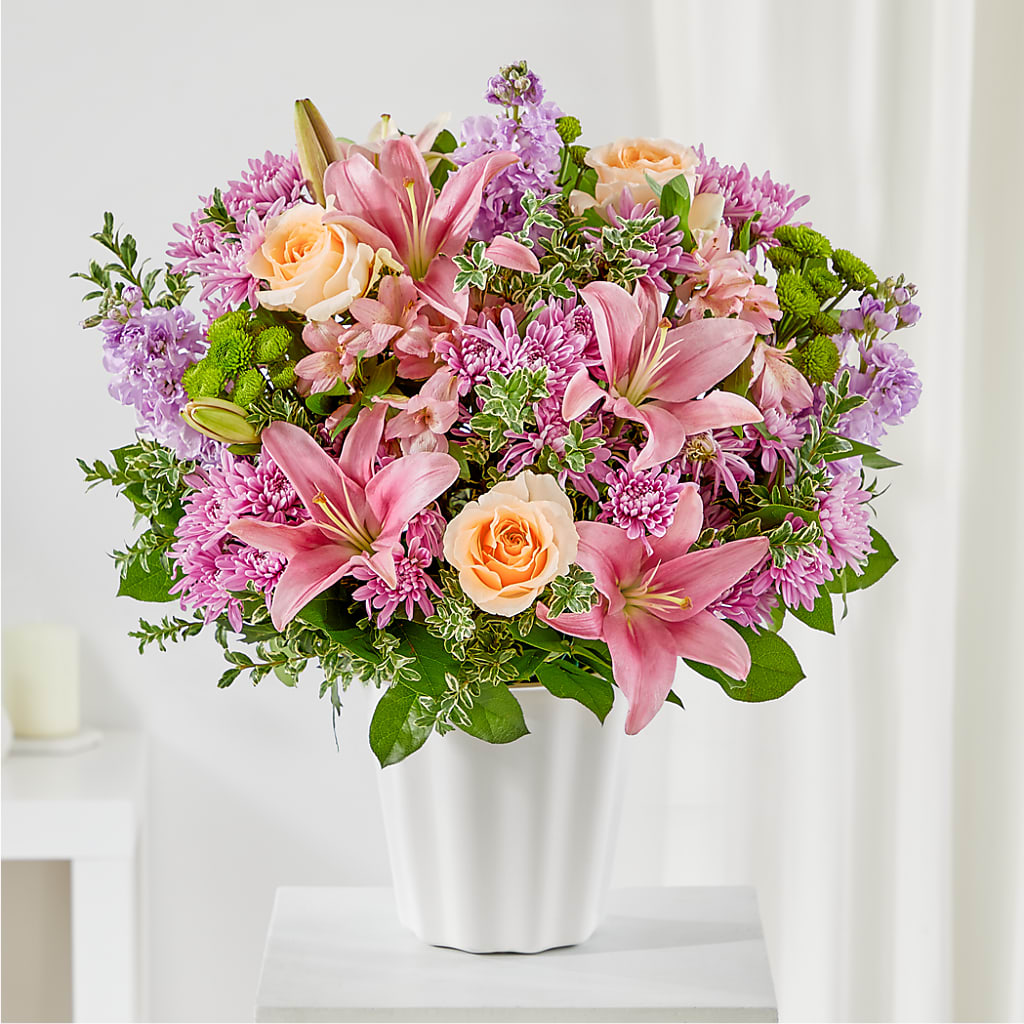 Supportive Embrace Tabletop Basket – Harpers House Of Flowers, Goldsboro NC