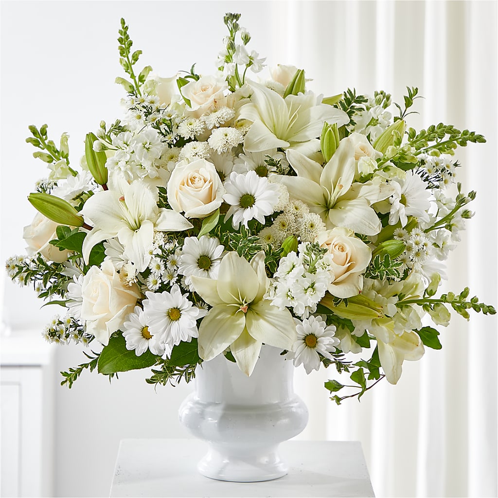 Uplifting Urn Arrangement – Harpers House Of Flowers, Goldsboro NC