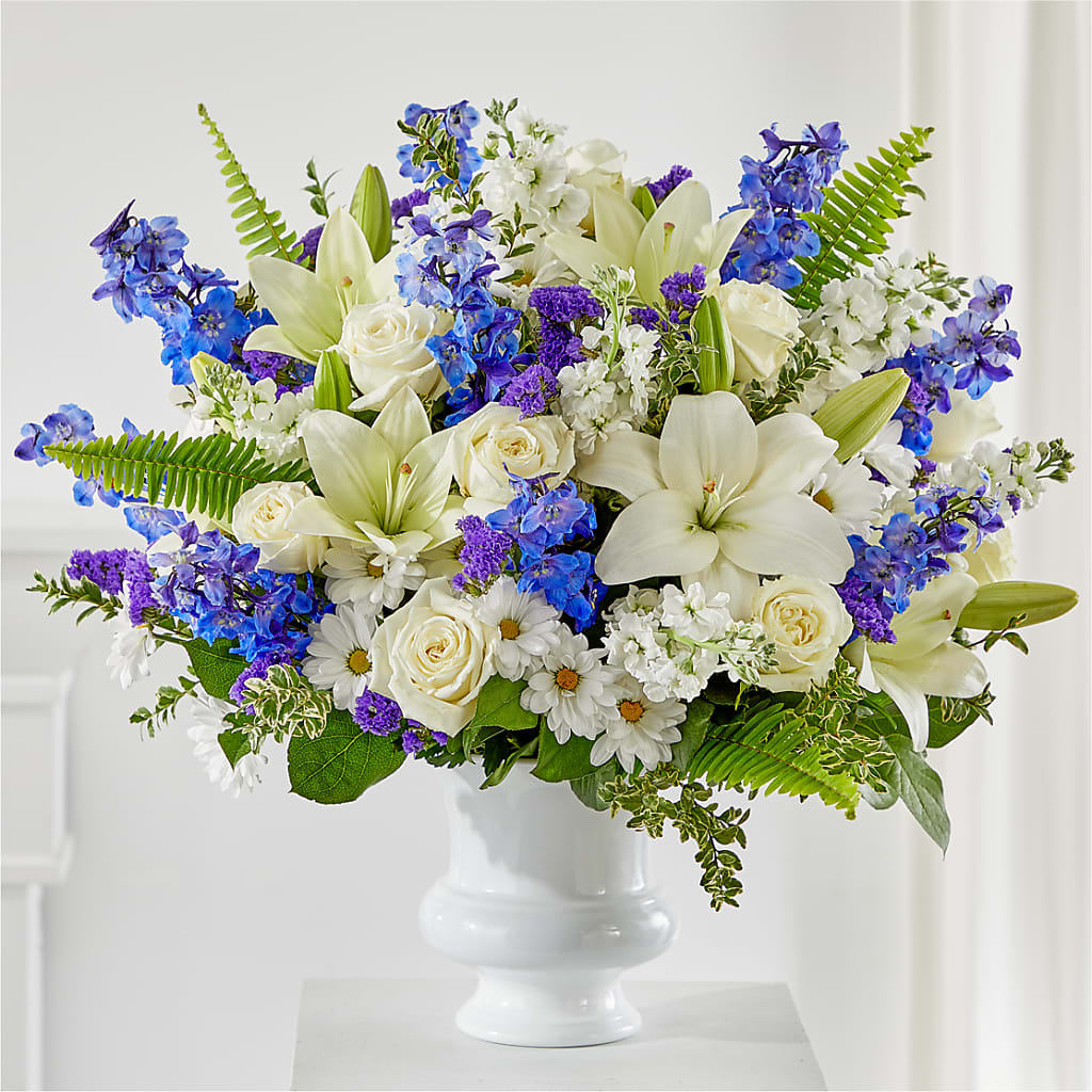 Expressions of Hope Urn Arrangement – Harpers House Of Flowers, Goldsboro NC