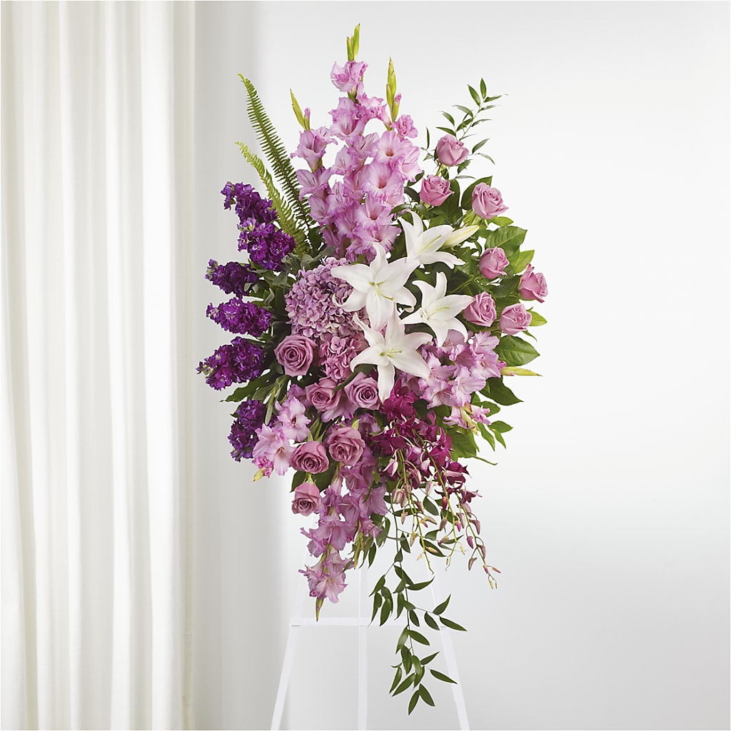 Never Alone Standing Spray – Harpers House Of Flowers, Goldsboro NC