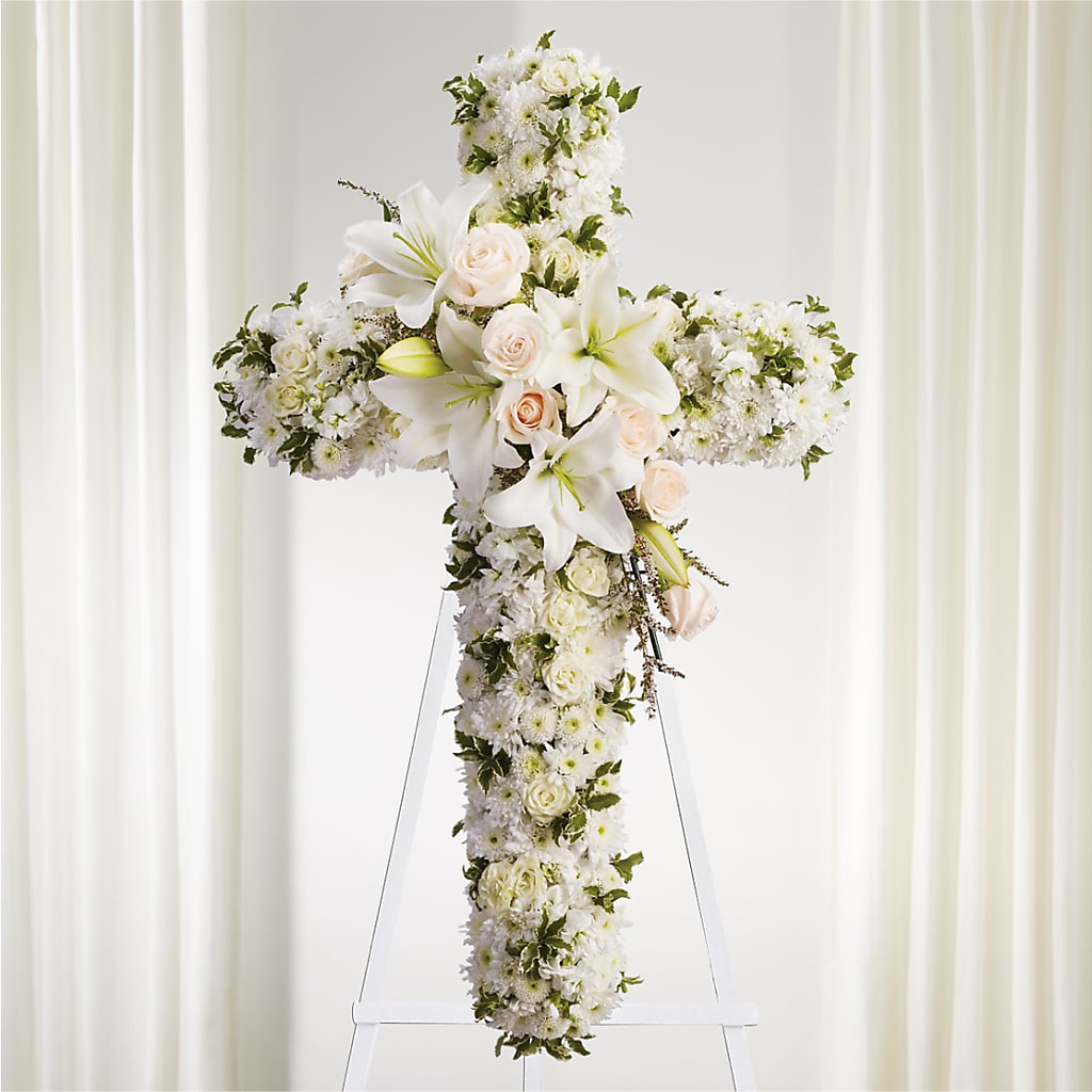 Spiritual Guidance Standing Spray – Harpers House Of Flowers, Goldsboro NC