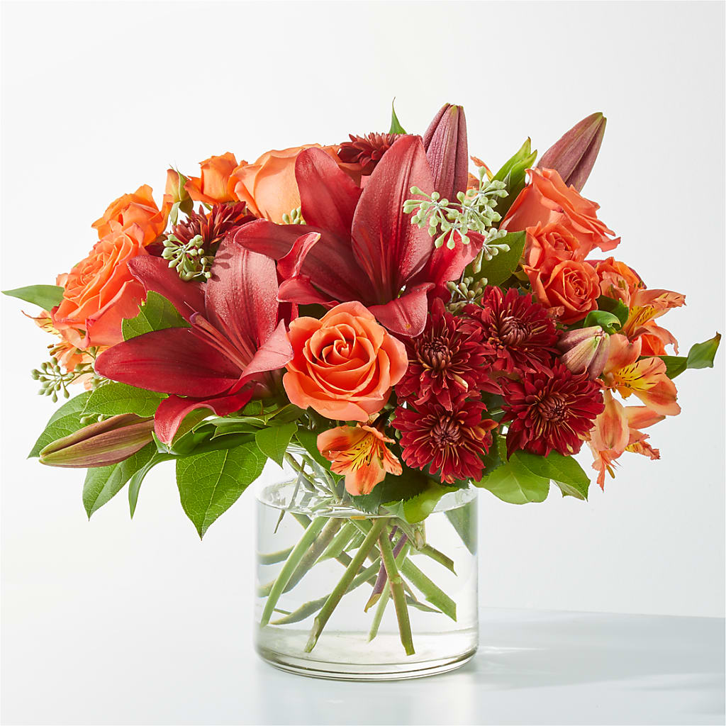 Crimson Leaves Bouquet – Harpers House Of Flowers, Goldsboro NC