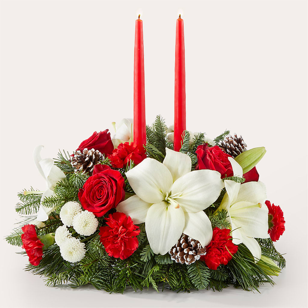 Seasonal Festivities Centerpiece – Harpers House Of Flowers, Goldsboro NC