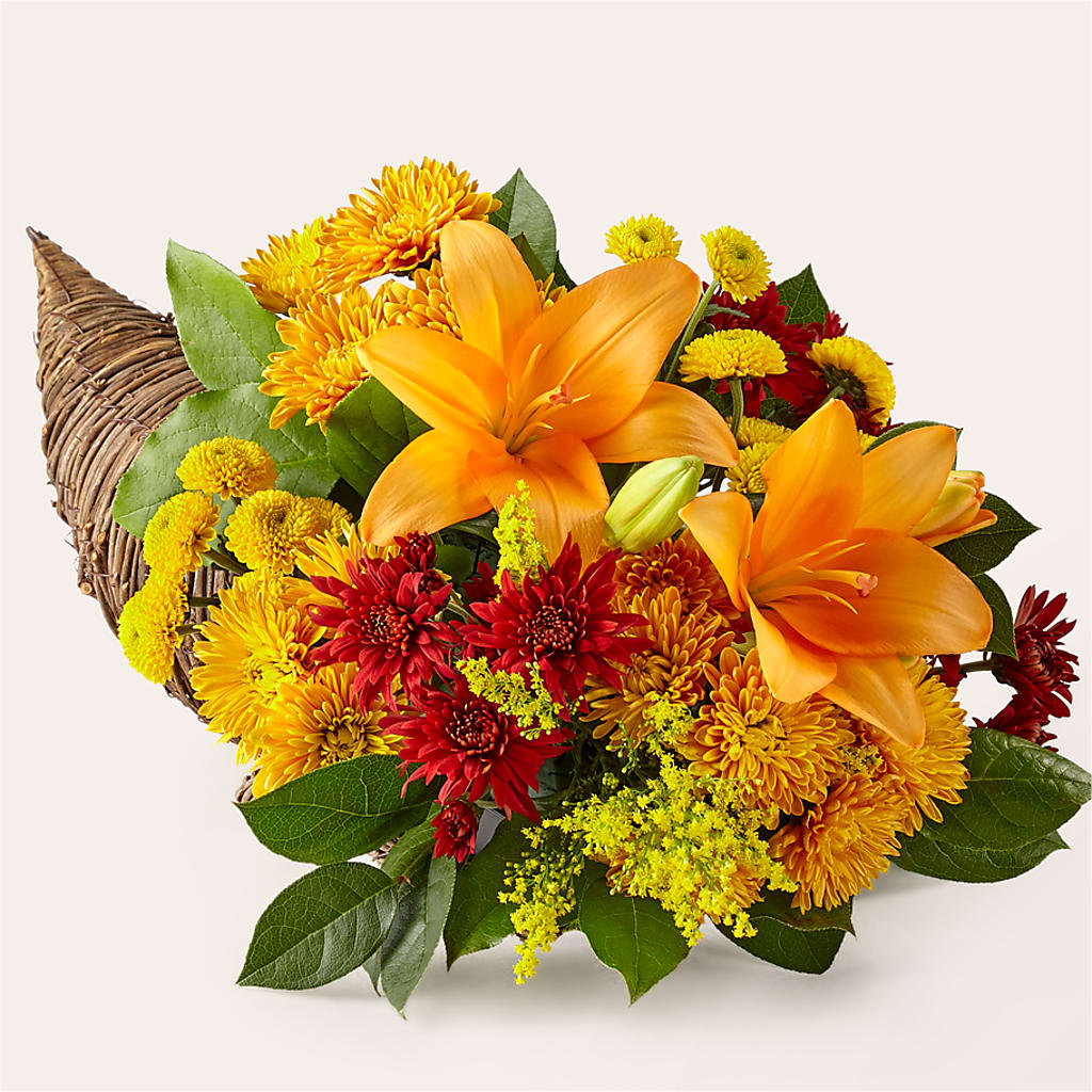 Feast of Color Cornucopia – Harpers House Of Flowers, Goldsboro NC